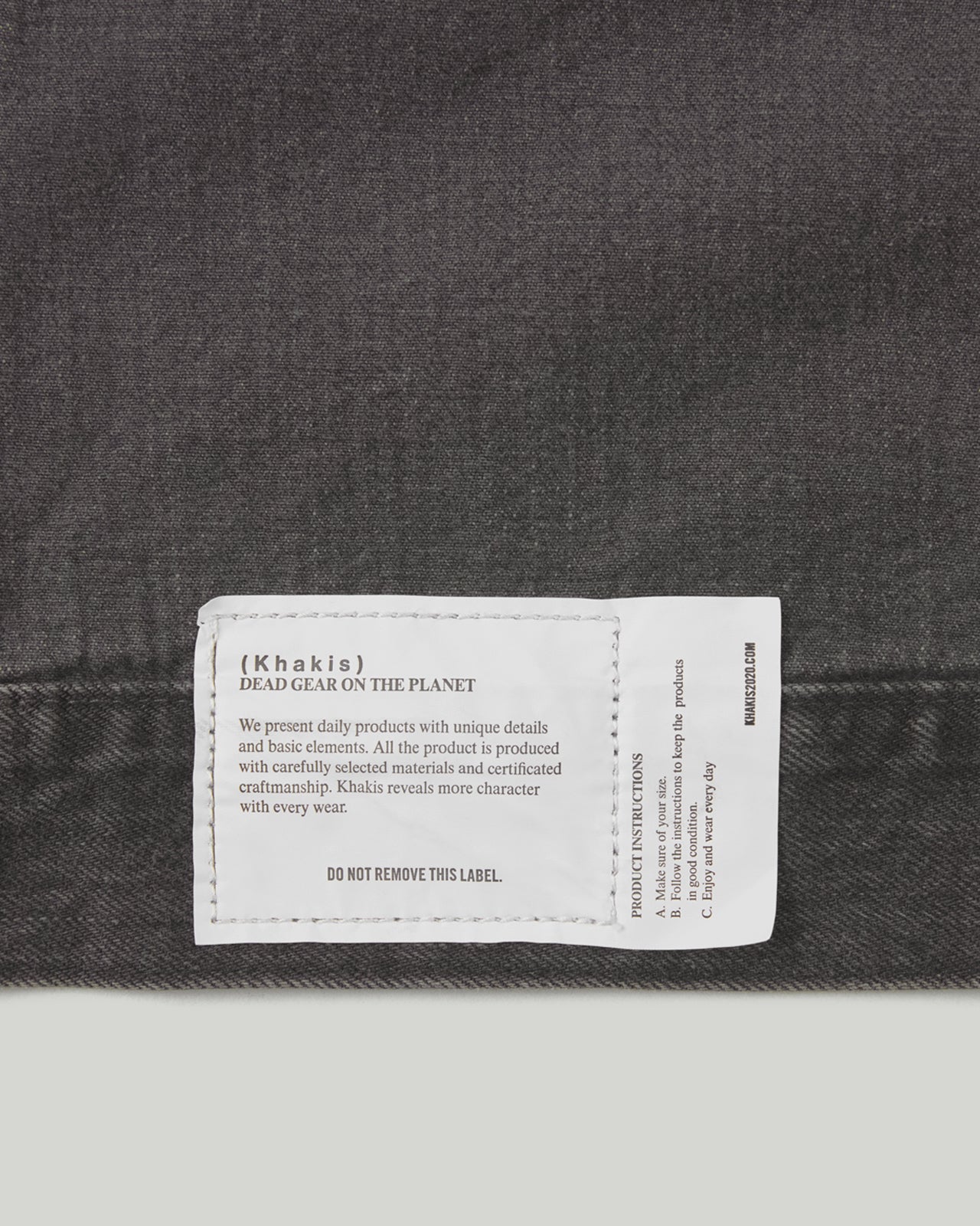 Double Pocket Jean Jacket Grey
