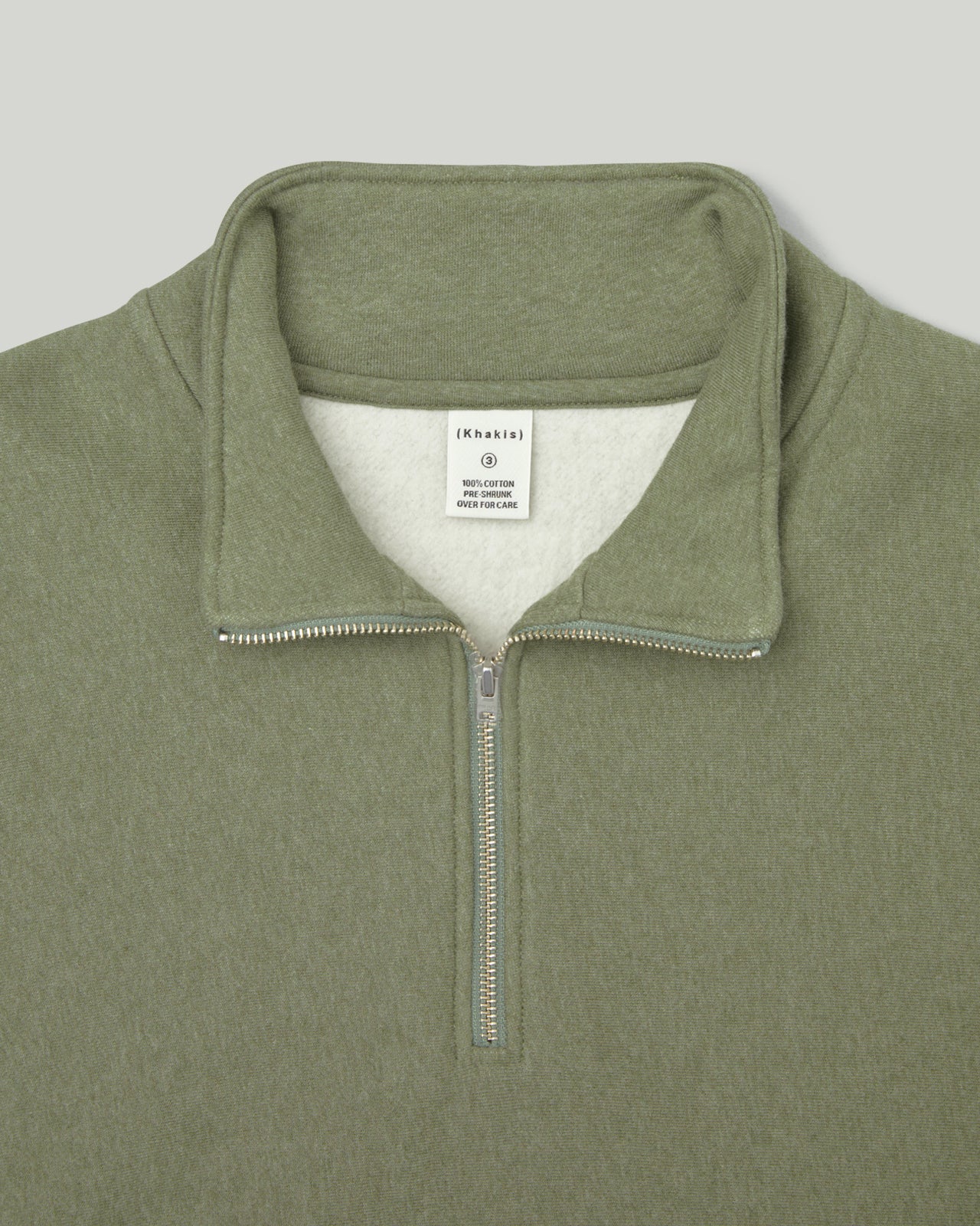 Half Zip Pocket Pullover Green