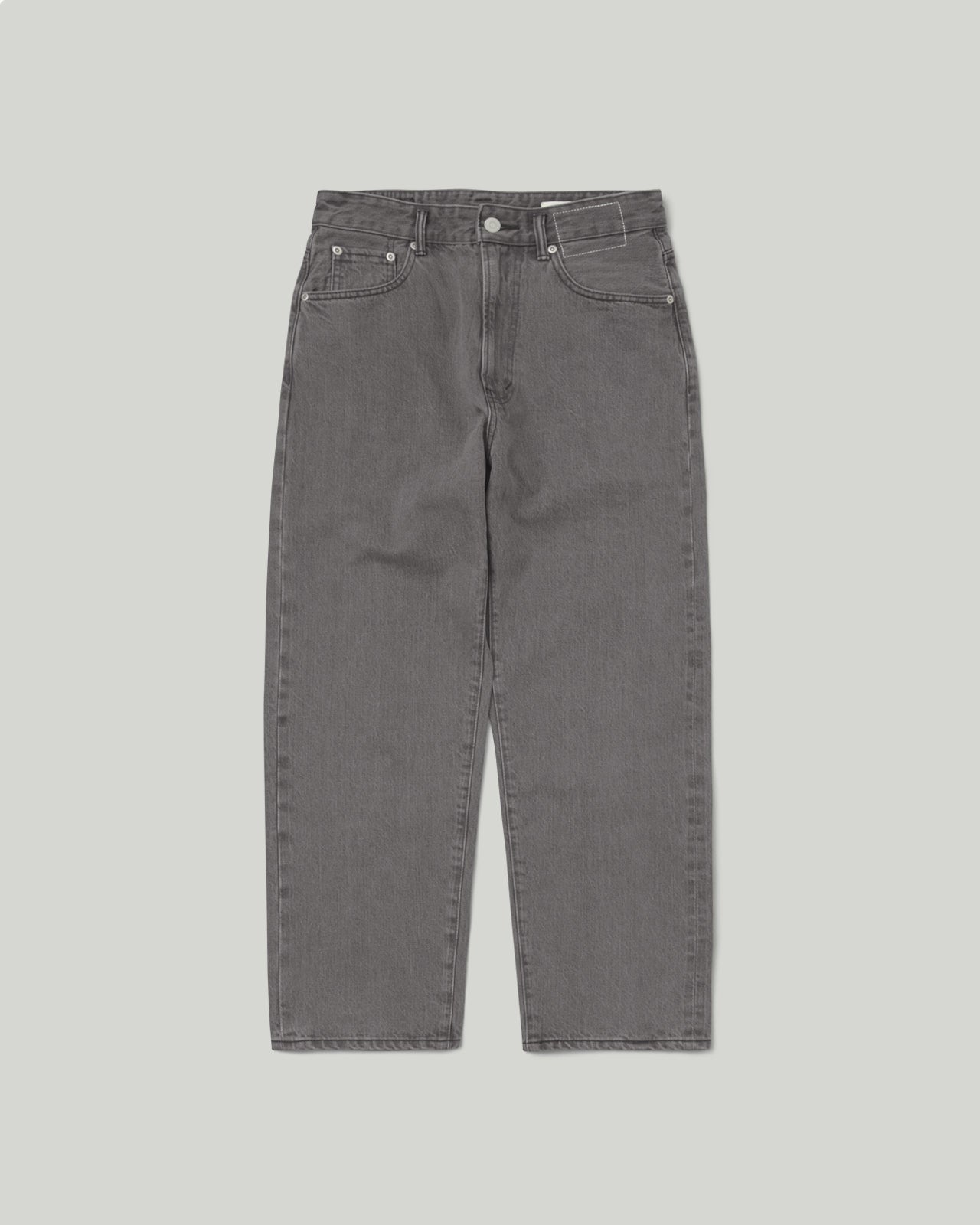 Relaxed 5P Jean Light Grey