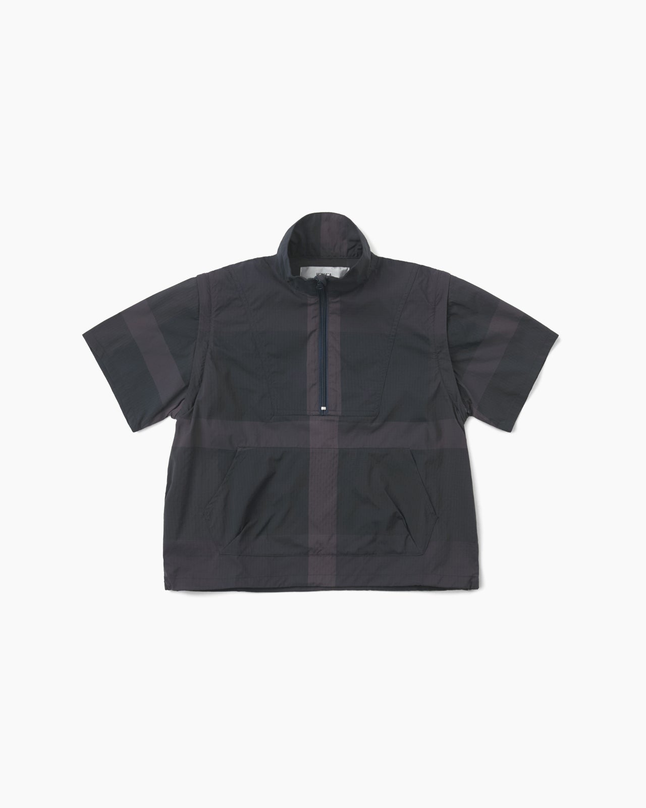 2-Way Detachable Shirts Black Plaid