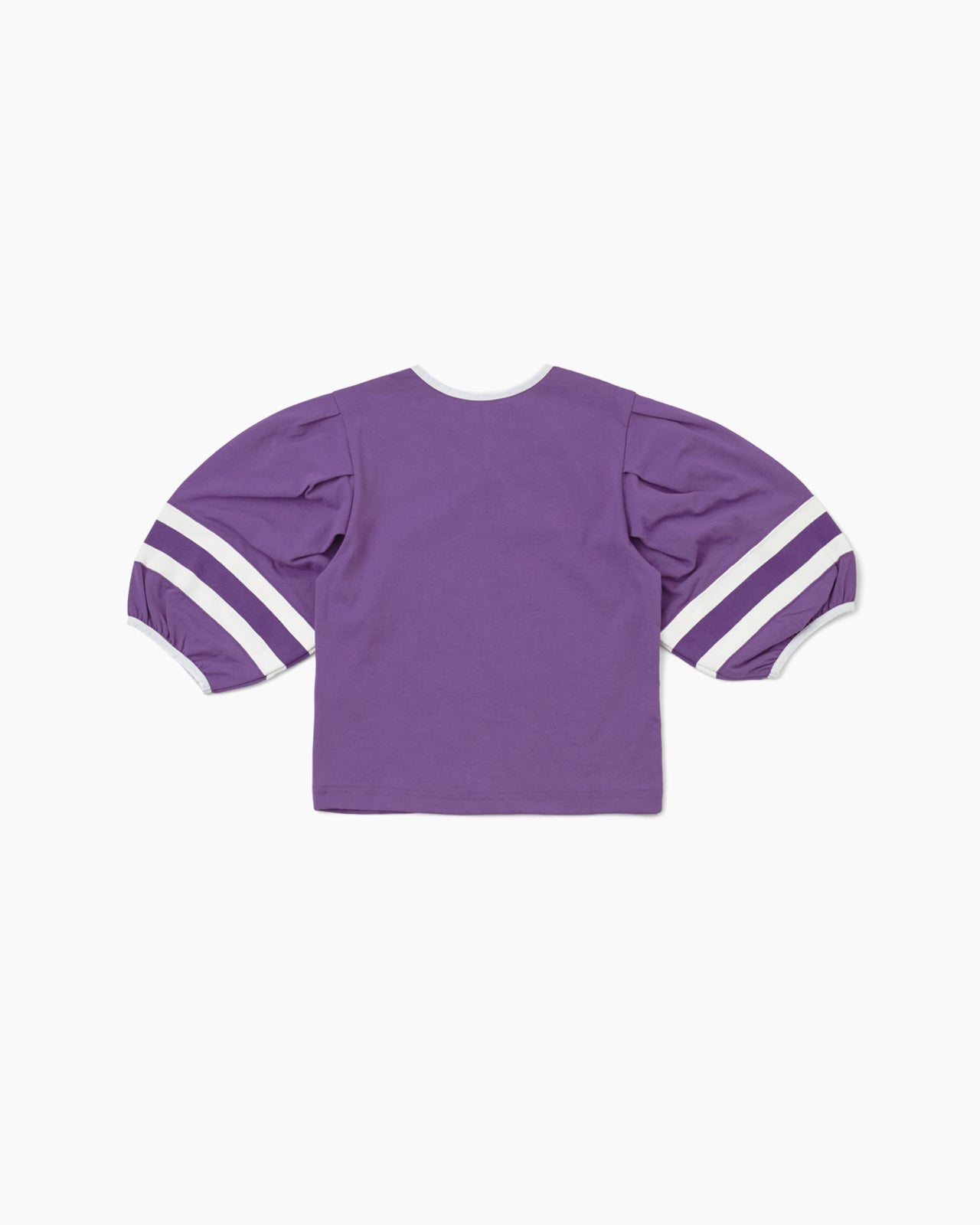 Football Puff Sleeve Tee Purple