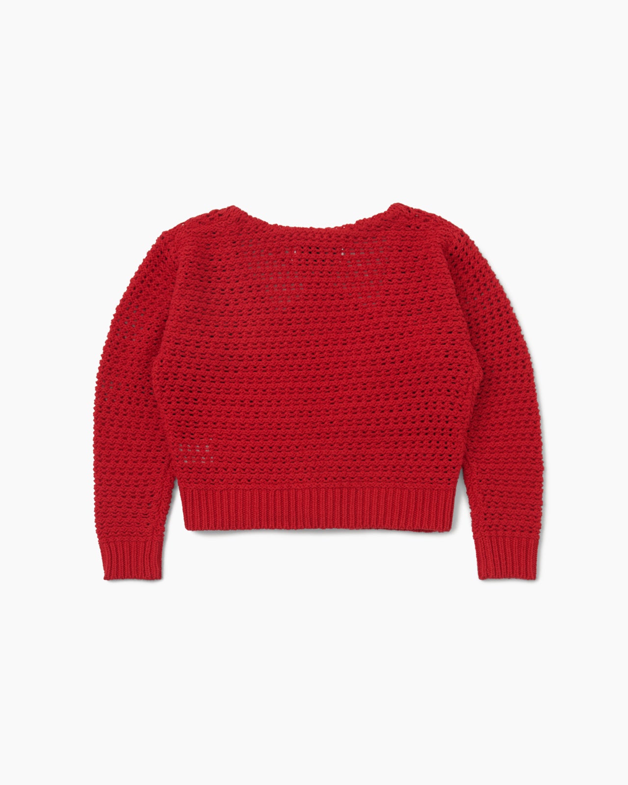 Cozy Knit Top Set Hot Red