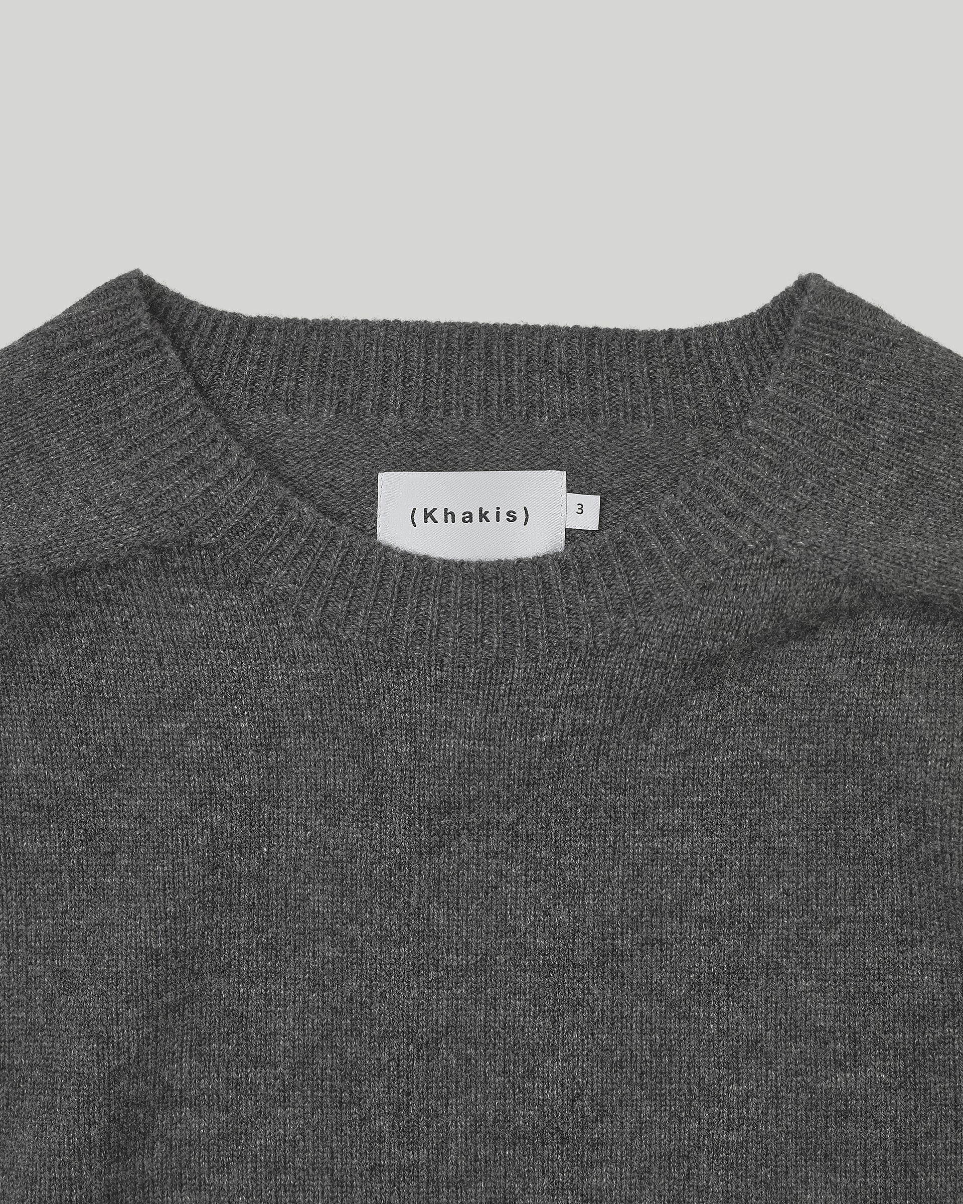 Stock Crewneck Sweater Charcoal