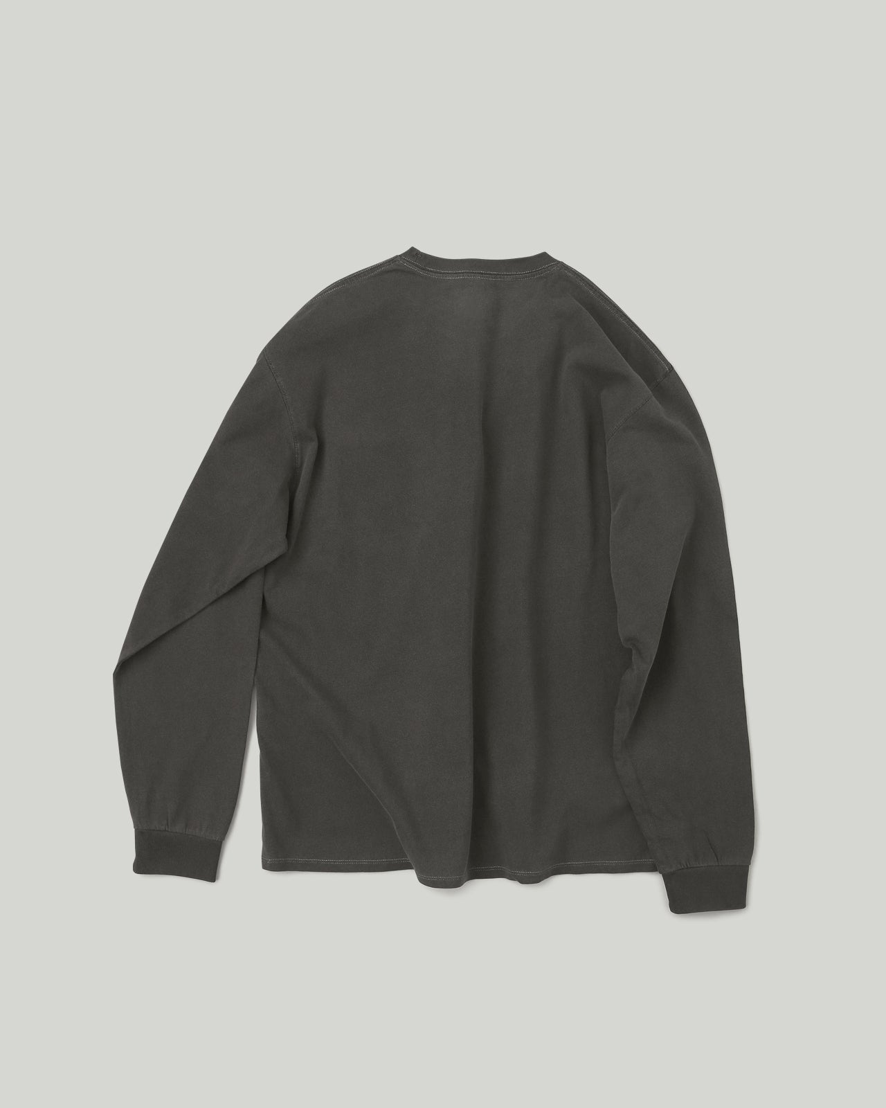 Overdyed L/S Tee Charcoal