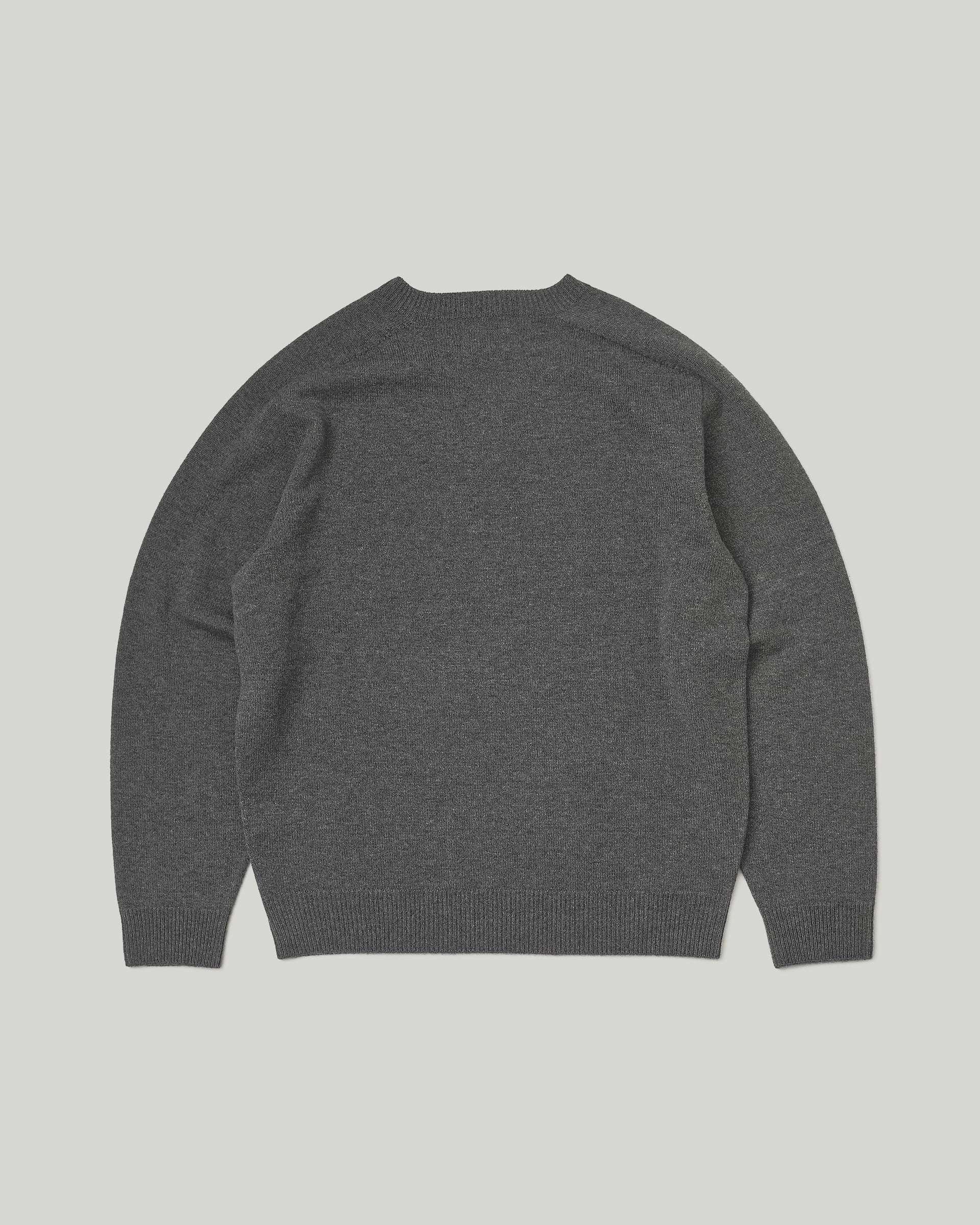 Stock Crewneck Sweater Charcoal