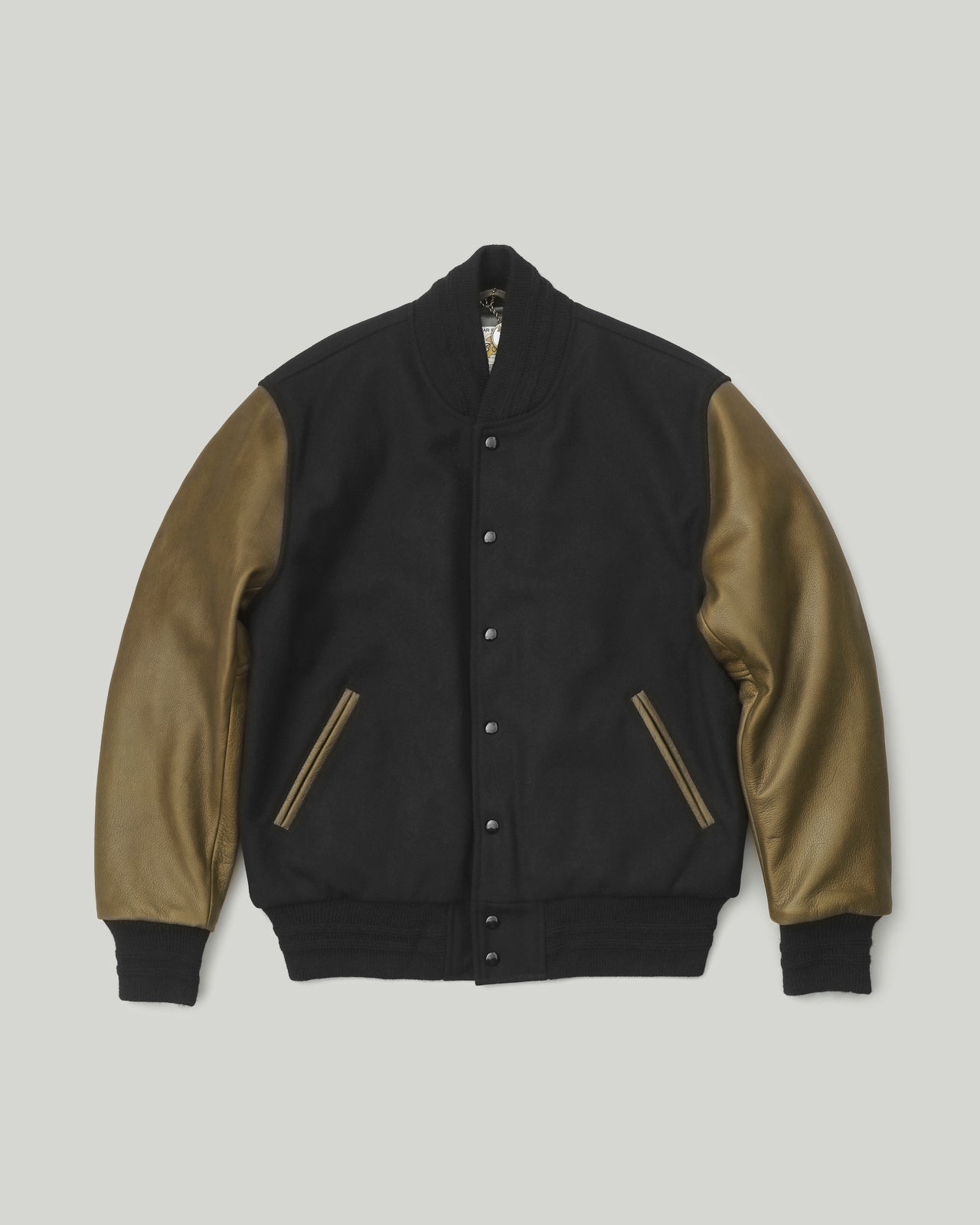 GB Khakis Varsity Jacket Black