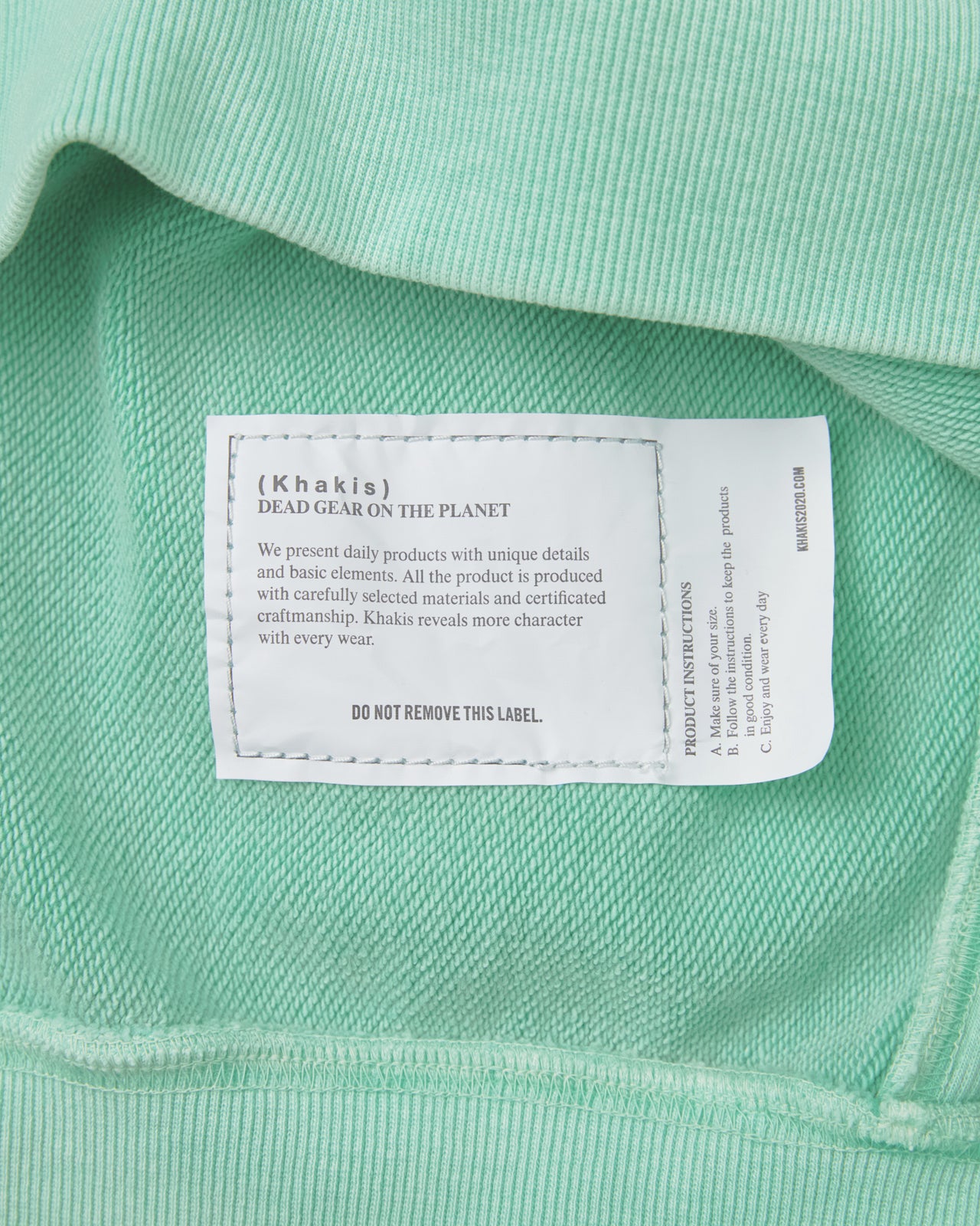 Overdyed Hoodie Green