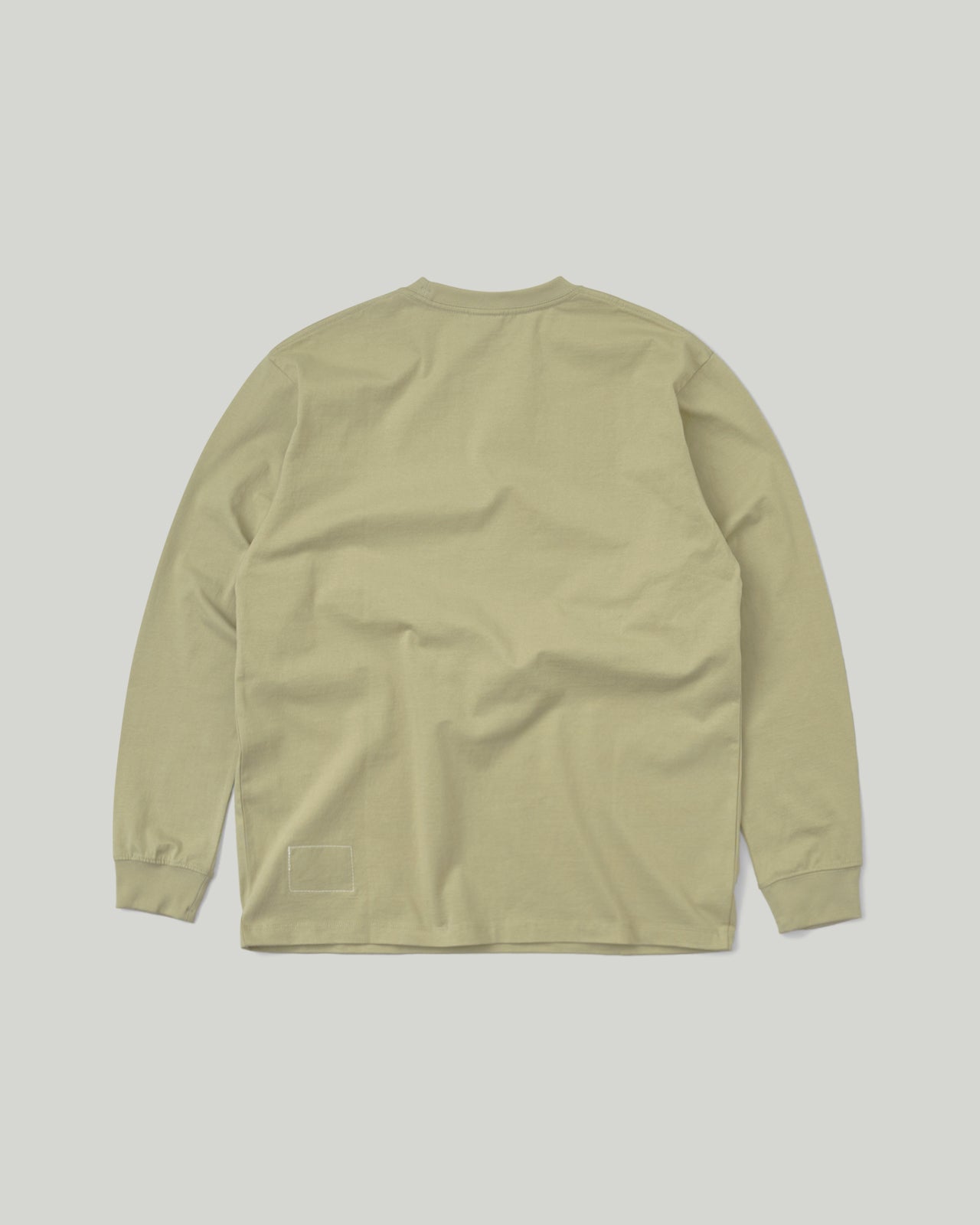 Recycle Cotton L/S Tee Light Green