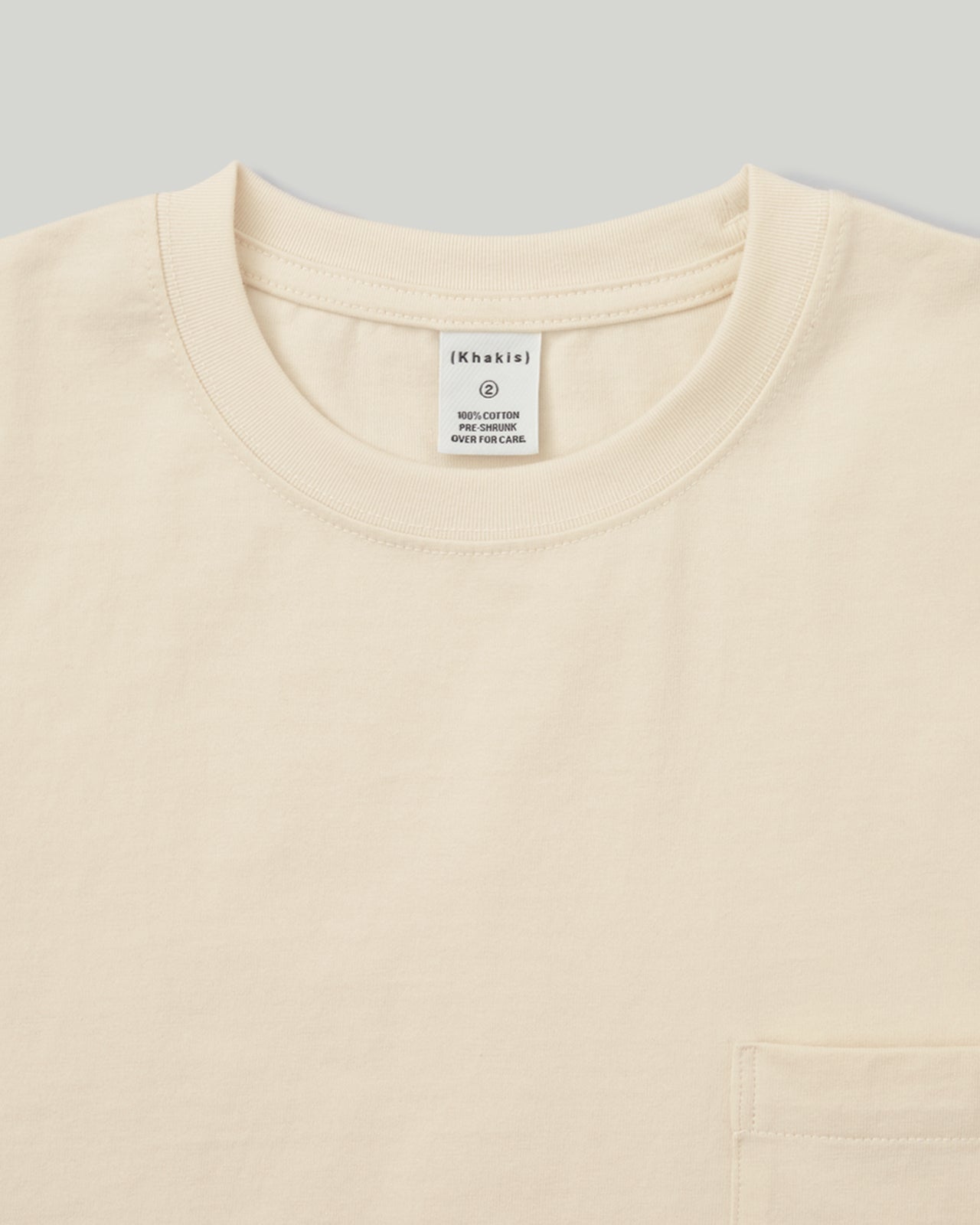 Recycle Cotton S/S Tee Ivory