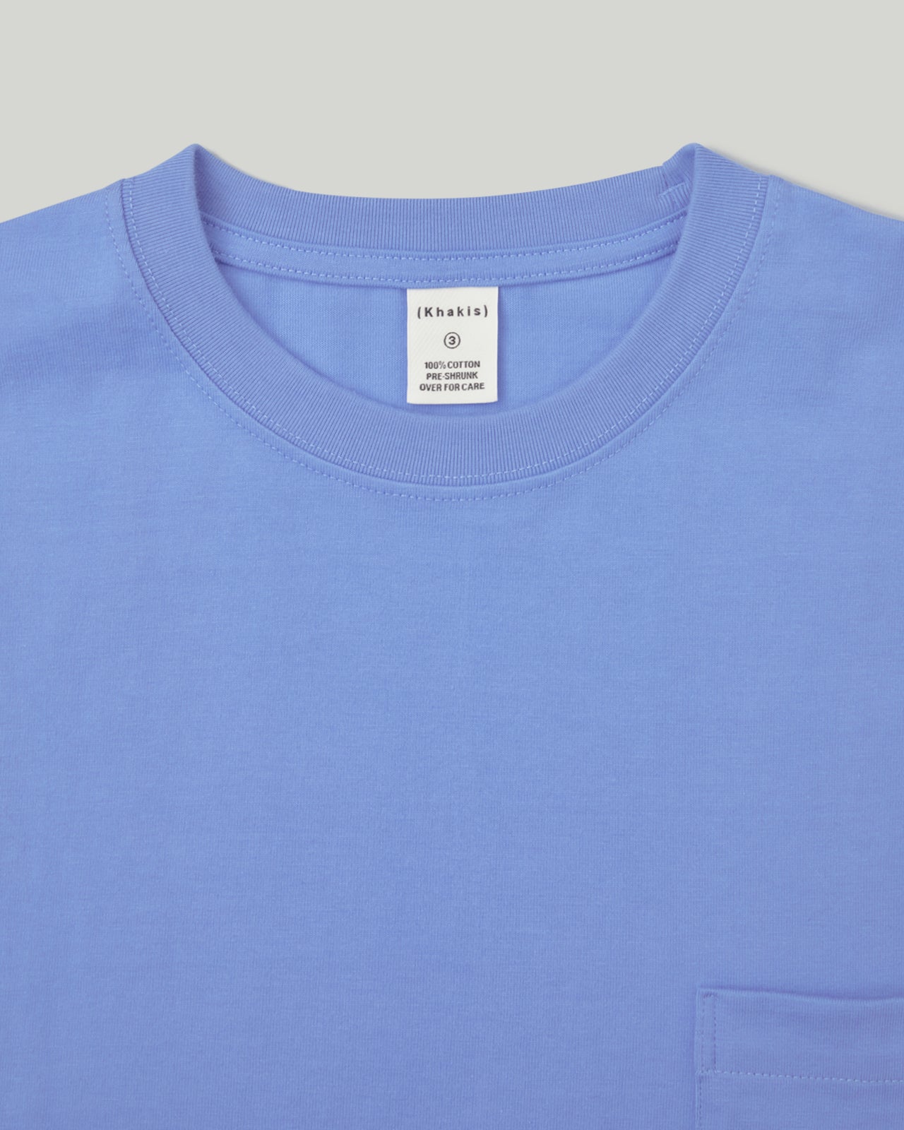Recycle Cotton S/S Tee Light Blue