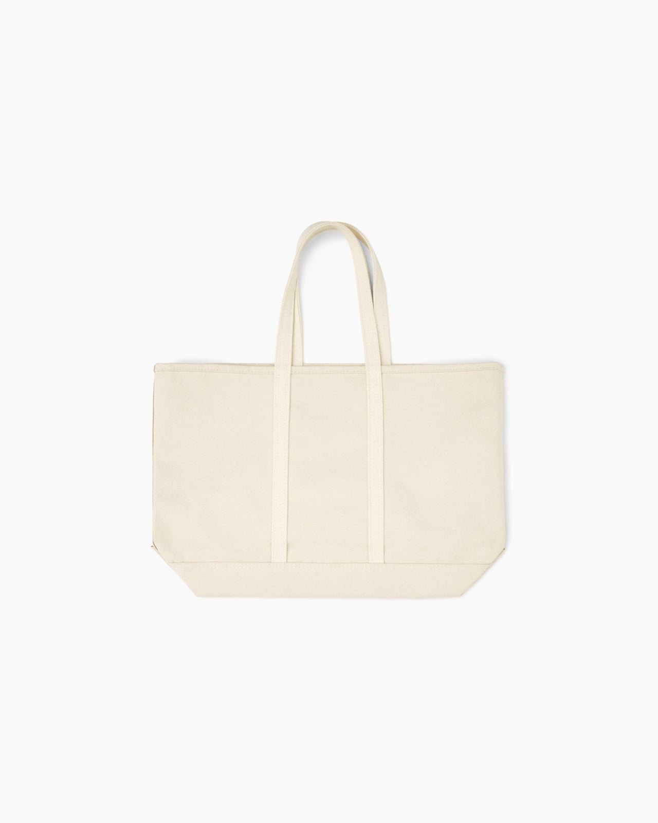 Natural Canvas Tote Bag Wide