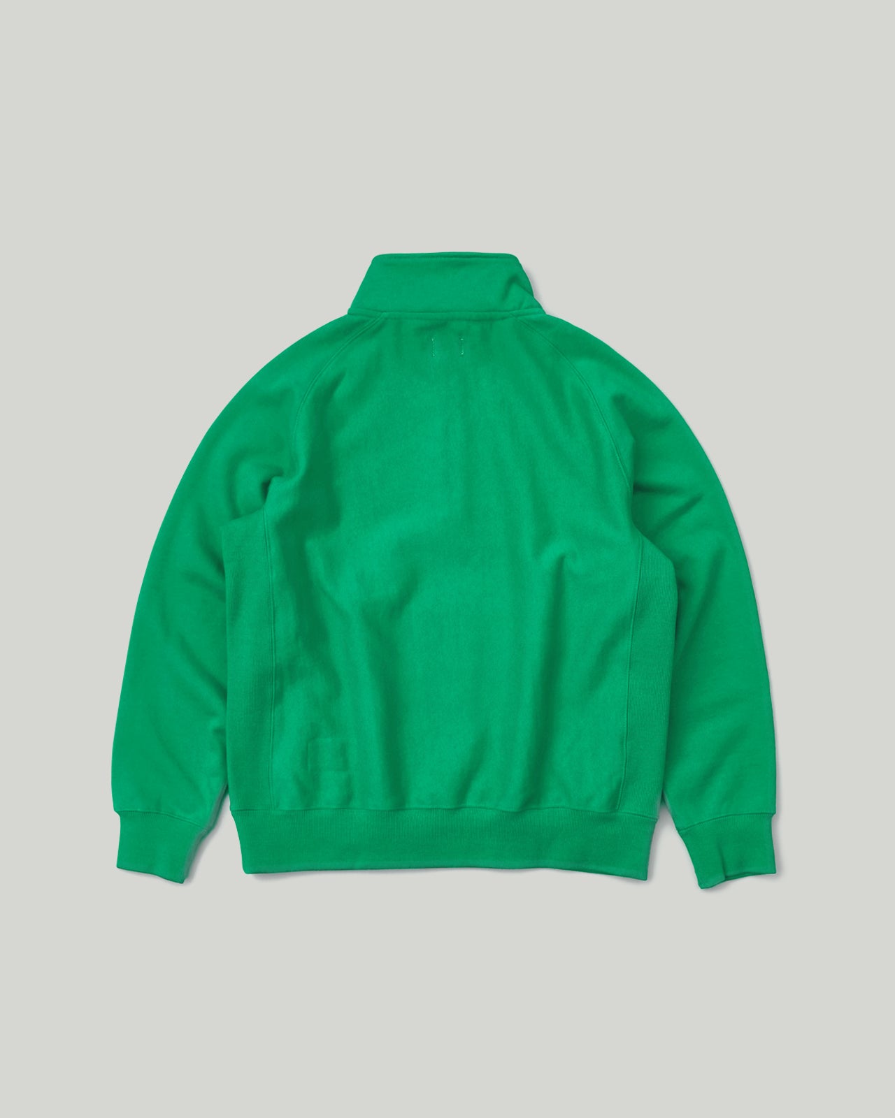 Raglan Half Zip Pullover Green